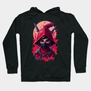 evil ninja man face Hoodie